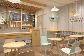 30平奶茶店装饰图片
