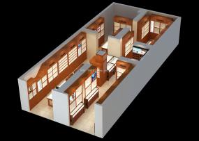 眼镜店布置装修高清图片