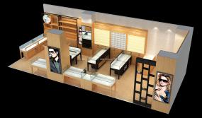 眼镜店布置装潢图片