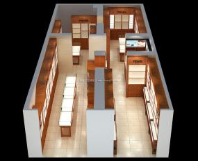 眼镜店布置装修实景图片