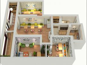 创意奶茶店装修实景图片