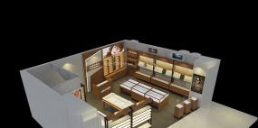 眼镜店布置设计装饰图