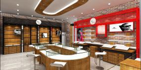 眼镜店布置设计装修效果图片