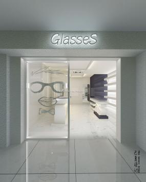 2019年专业眼镜店装修效果图
