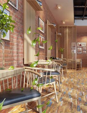 小型奶茶店装修设计效果图