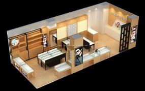 眼镜店布置装修高清效果图