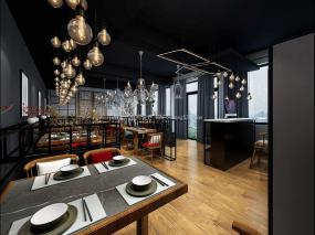 四川火锅店装修设计效果图片