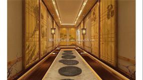 日本料理店装修实景图片