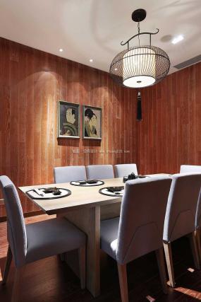 日本料理店装潢效果图片