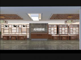 高档专业眼镜店装修图片