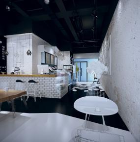 高端上海蛋糕店装修图片