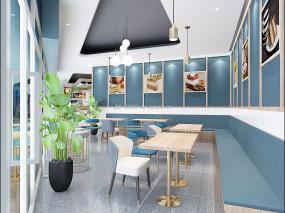 上海蛋糕店装饰设计效果图片