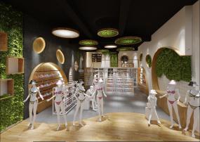 女士内衣店装修设计效果图