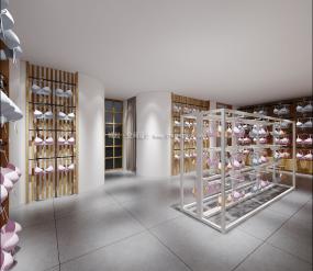 女士内衣店装修设计效果图片