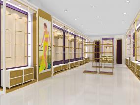 最新女士内衣店装饰实景图