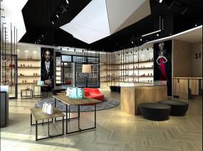 上海鞋店装修设计效果图片