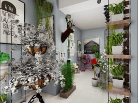 鲜花店设计效果图片