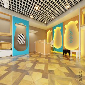 品牌童装店设计装饰图