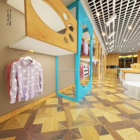 品牌童装店设计装潢图片