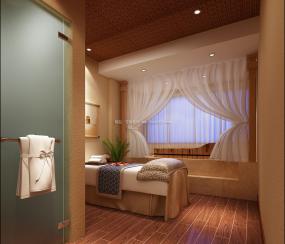 美容spa会所装饰设计效果图片