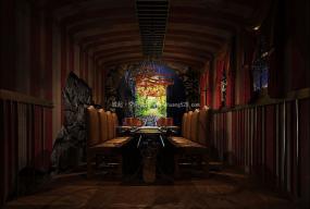 休闲自助餐厅装潢效果图片