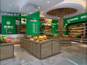 水果店装修效果图