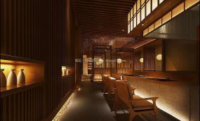 最新日本寿司料理店装饰效果图