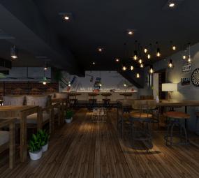 休闲咖啡厅装潢图片