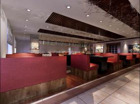 自助火锅店装潢效果图片