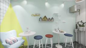 烘焙蛋糕店装饰效果图片