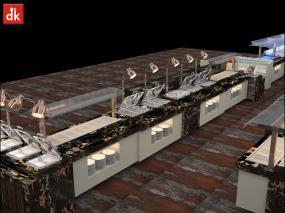 休闲自助餐厅装饰图片