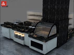 高端休闲自助餐厅装修效果图