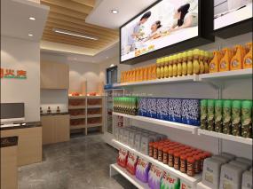 水果店装修实景图片