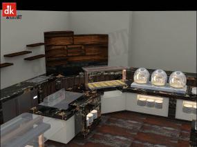 休闲自助餐厅装饰效果图片