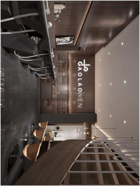 最新时尚美发店装饰实景图