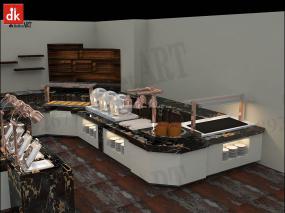 最新休闲自助餐厅装饰实景图