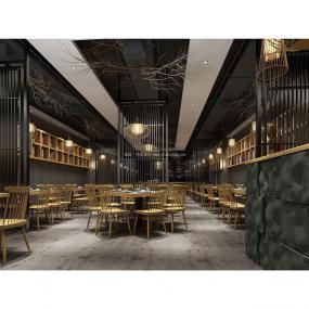 自助火锅店装修实景图片