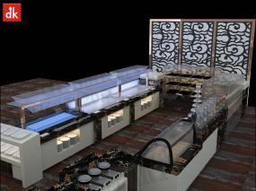 2019年休闲自助餐厅装修效果图