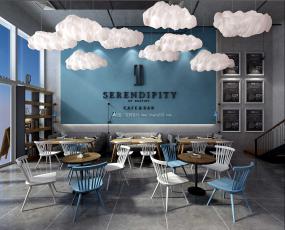 最新休闲咖啡厅装修设计效果图