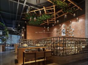 高档自助火锅店装修图片