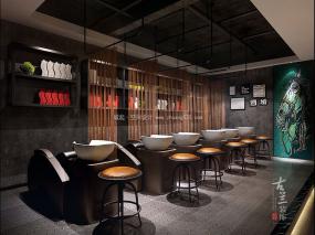 时尚美发店装饰设计效果图