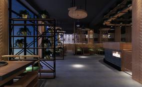 最新主题文化餐厅装饰效果图