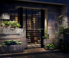 最新主题文化餐厅设计装饰效果图