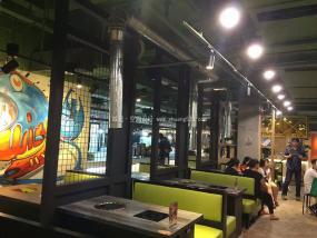 最新休闲自助餐厅设计装饰效果图