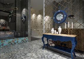 自助火锅店装饰设计效果图片