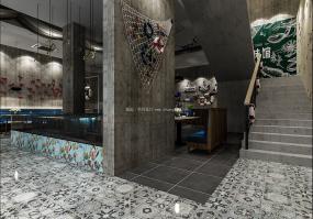 自助火锅店设计效果图