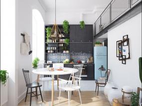 公寓式酒店装修实物图片