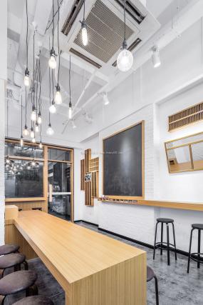 中式快餐厅设计装修图片