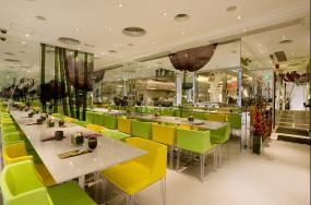 中式快餐厅设计装修效果图片