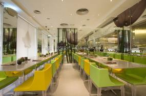 最新中式快餐厅设计装饰效果图